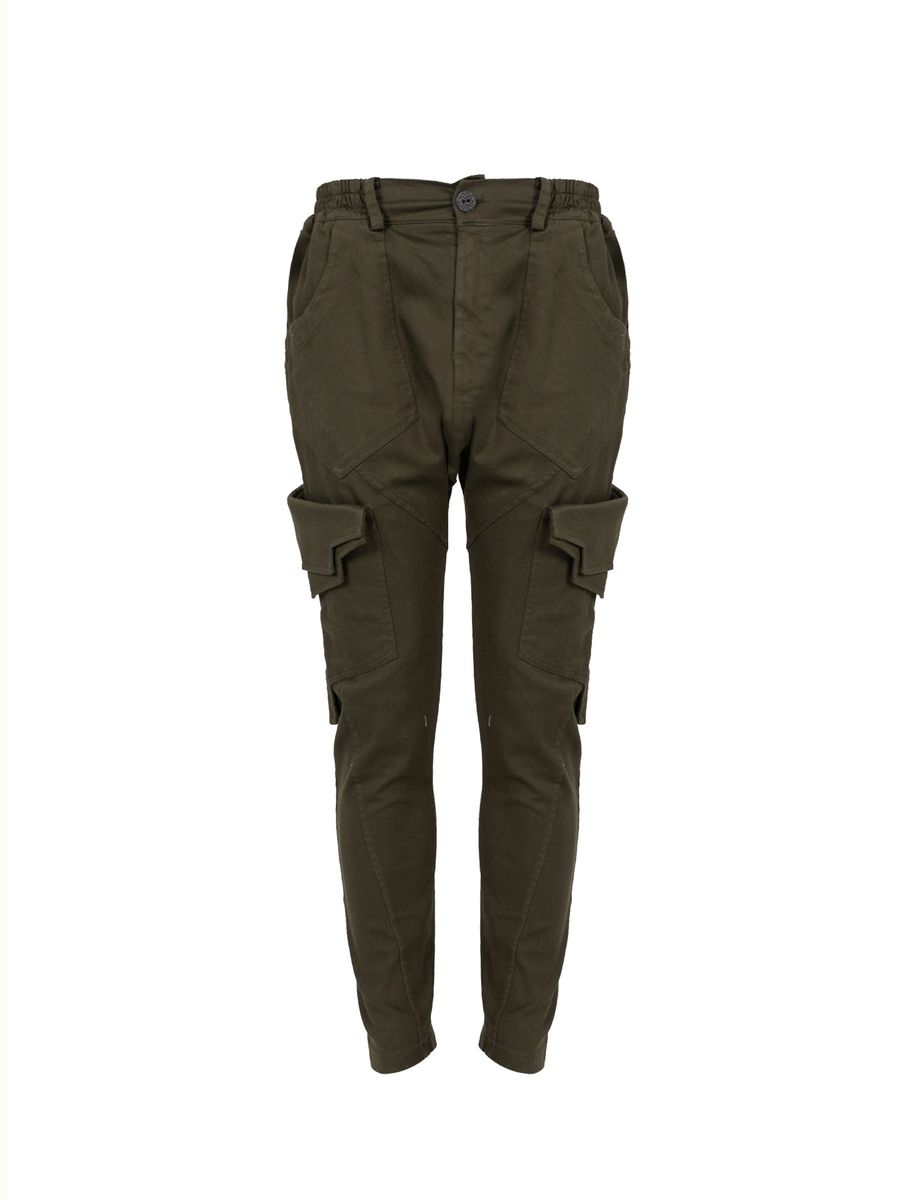 Herren Cargohose Olivgrün