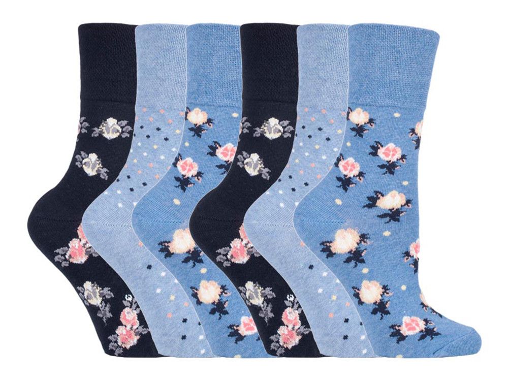 Gentle Grip - 6 Paar Damen Gentle Grip nicht elastische Socken - SOLRH177