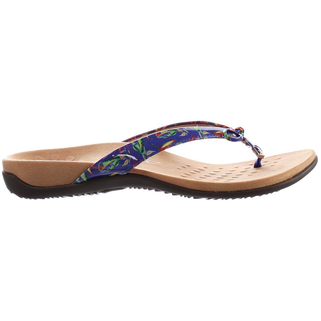 Bequeme bedruckte Zehensandalen