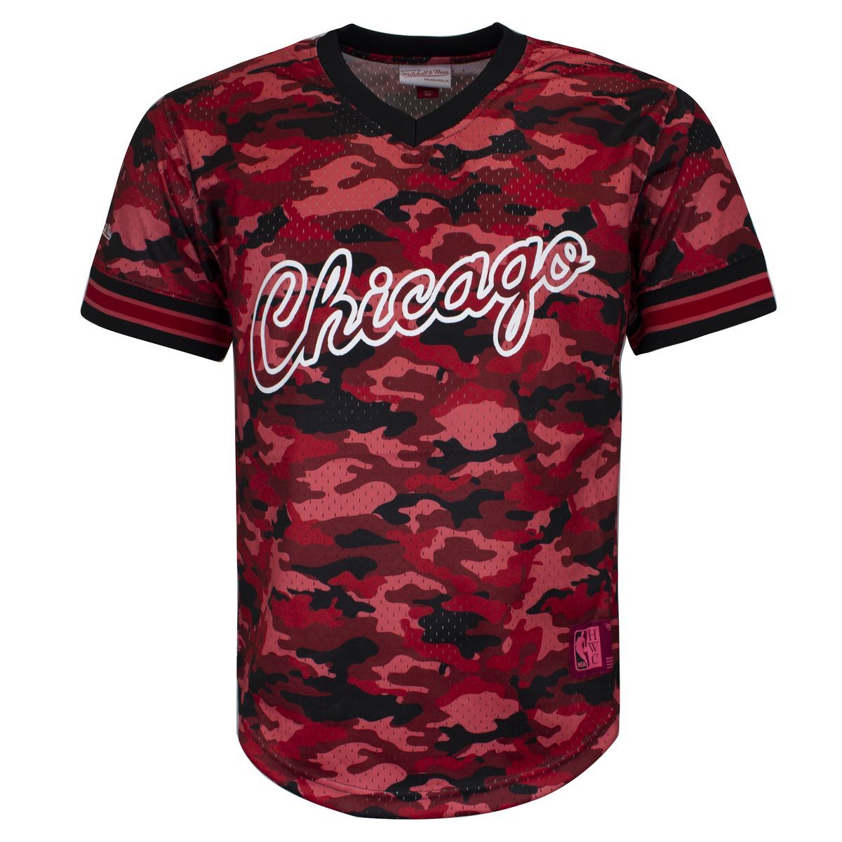 Chicago Bulls Camo Mesh T-Shirt