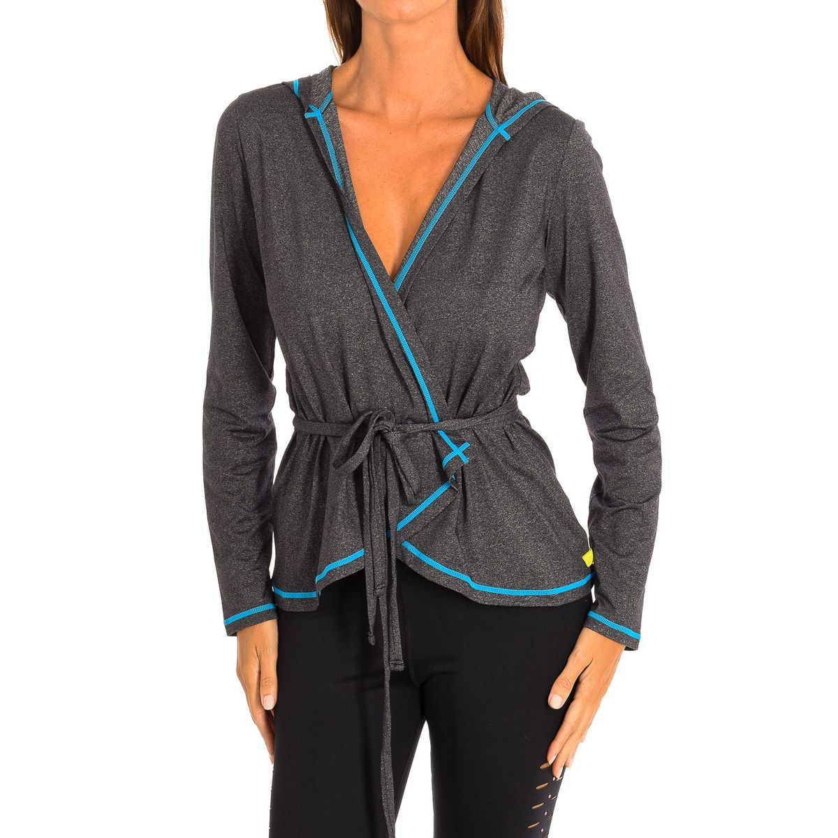 Kapuzen-Wickeljacke für Sport