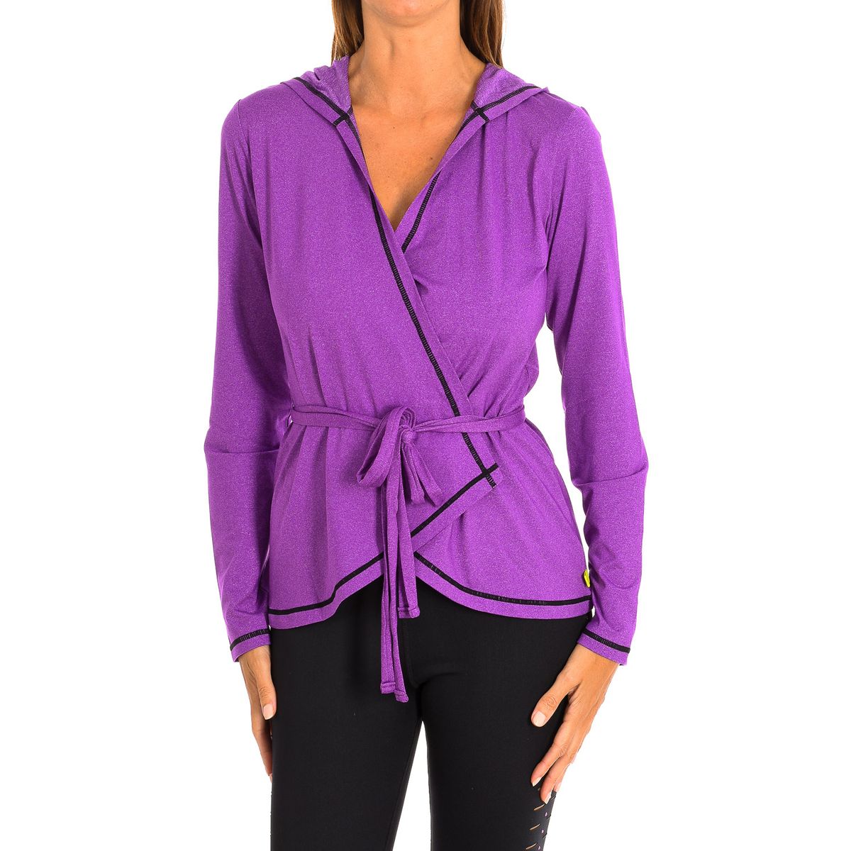 Kapuzen-Wickeljacke für Sport