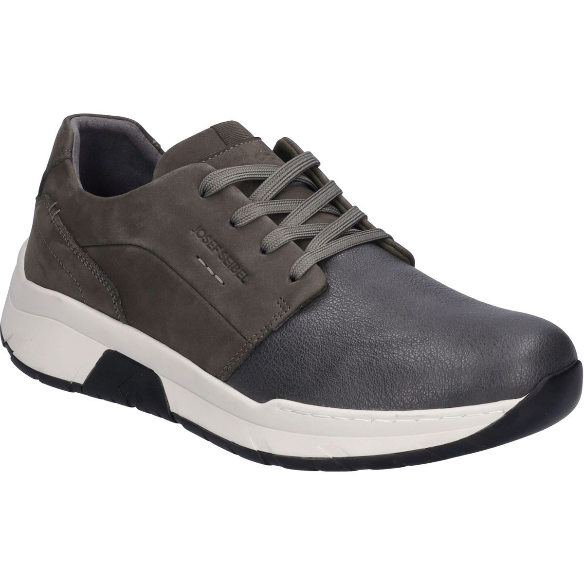 Moderner Casual Sneaker aus Leder-Mix