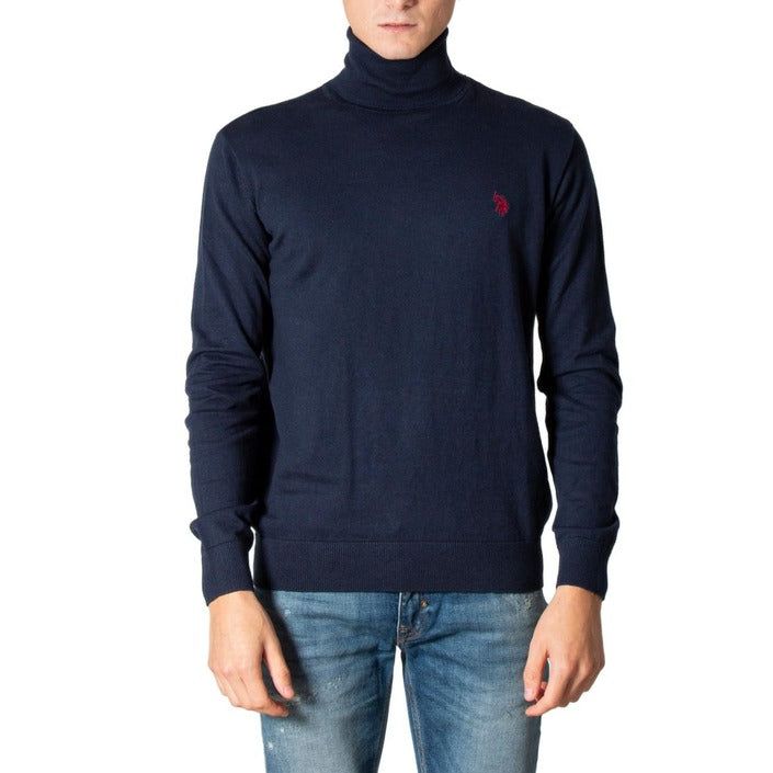 Klassischer Baumwoll-Rollkragenpullover für Herren