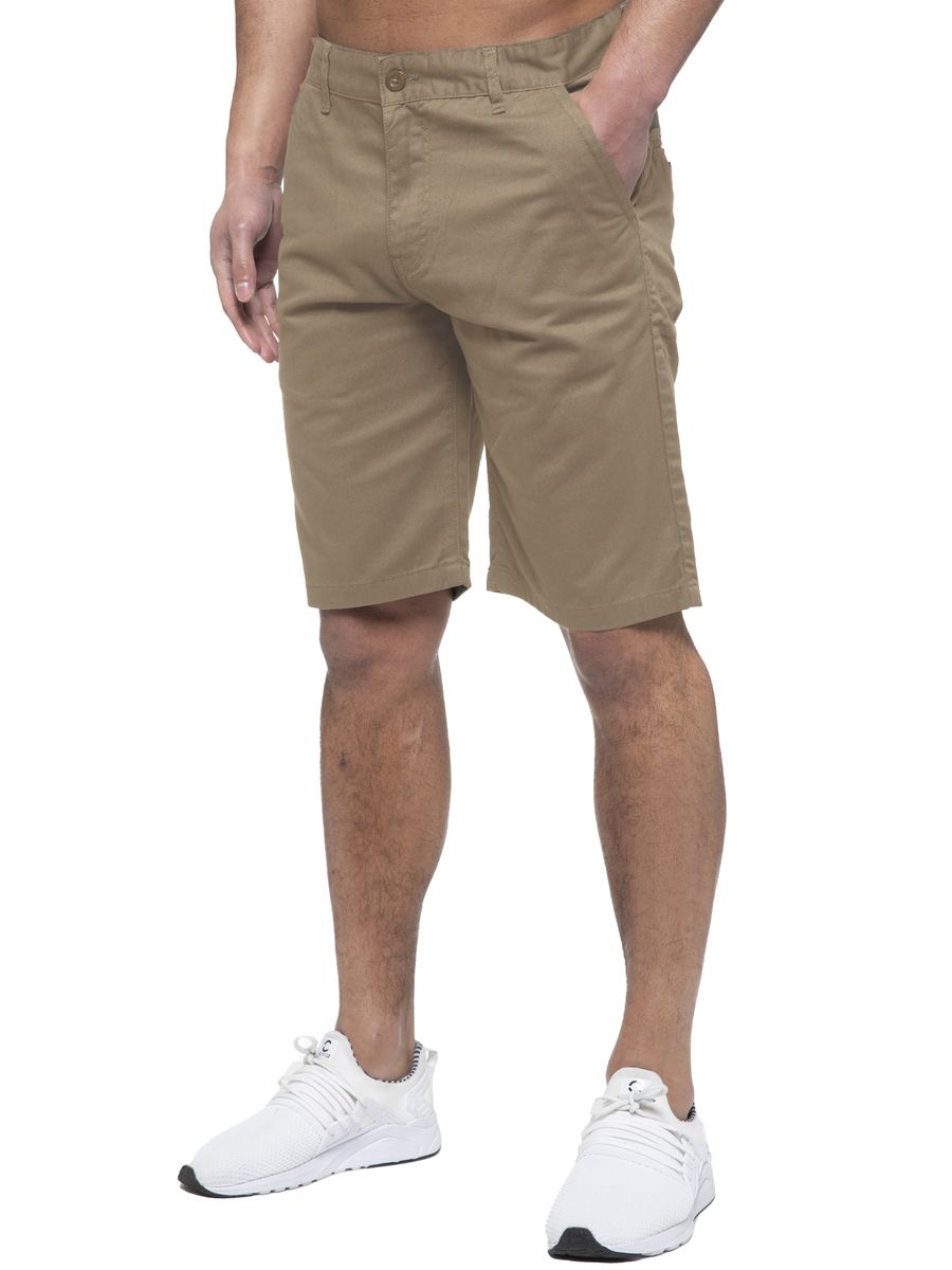 Herren Chino Shorts Beige Casual
