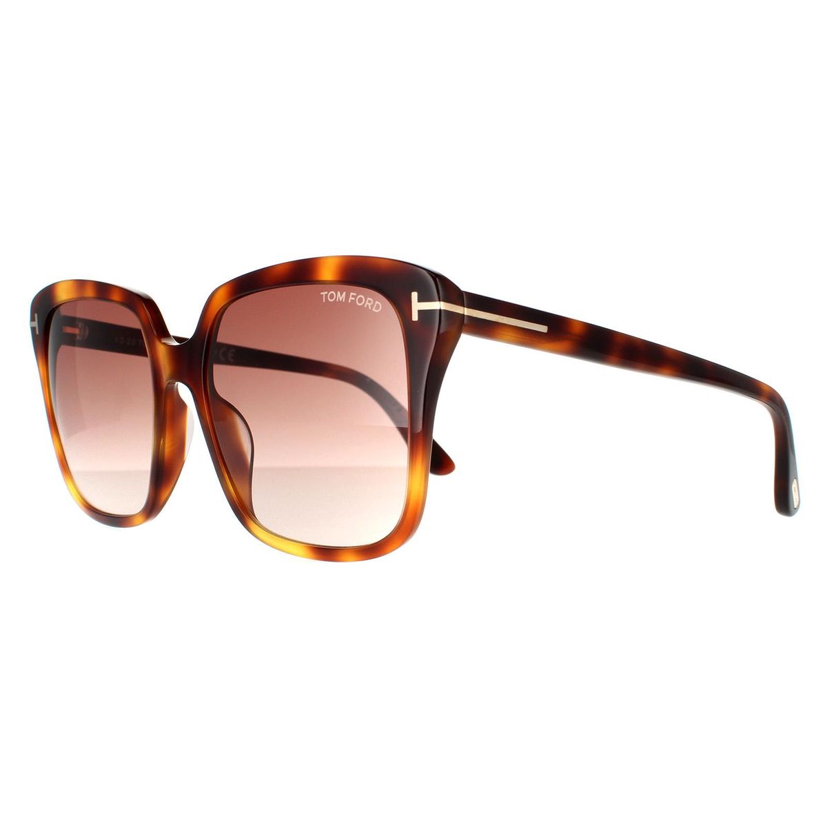 Übergroße Faye Rechteckige Sonnenbrille