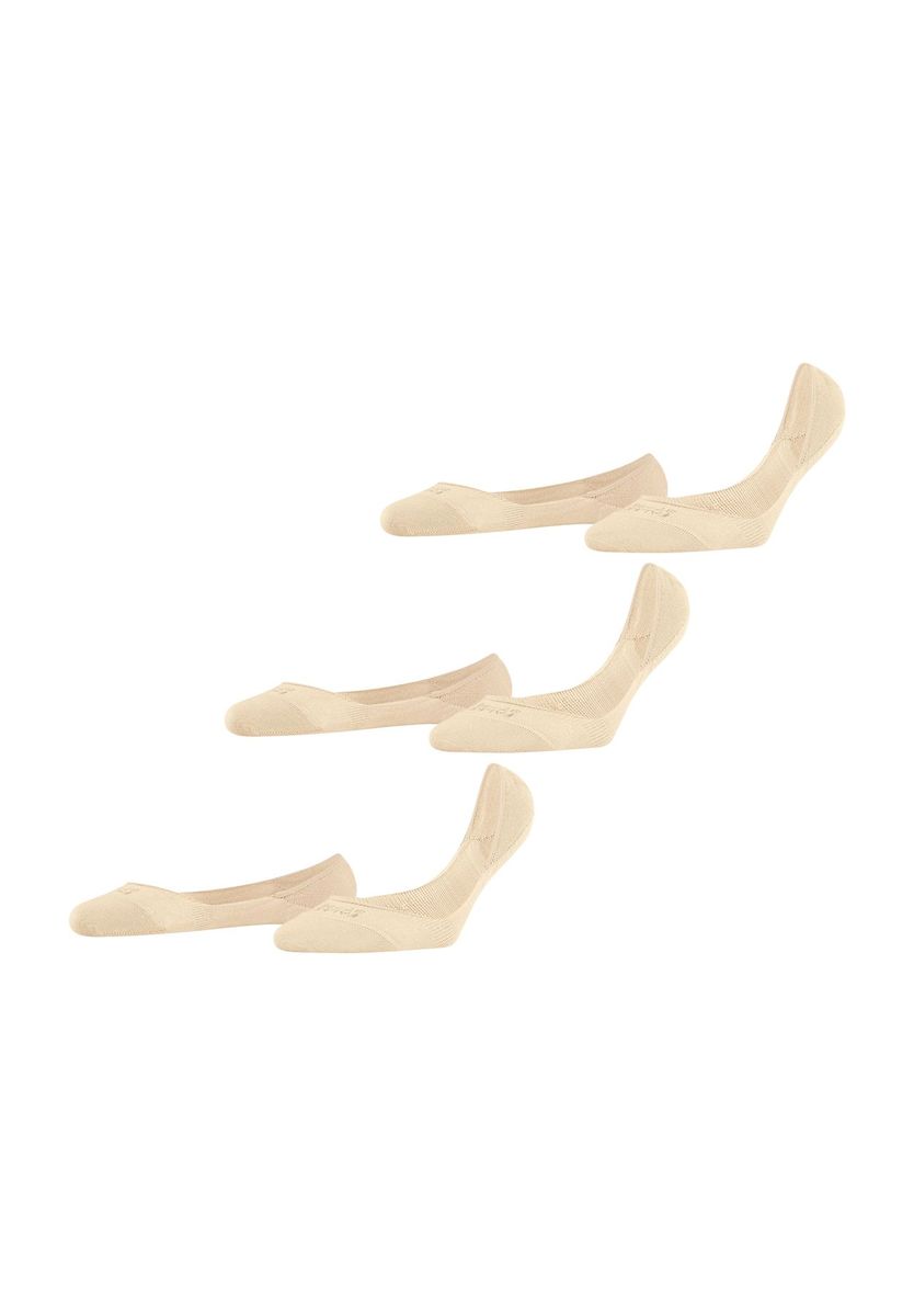 Beige verstärkte Baumwollmischung Füßlinge