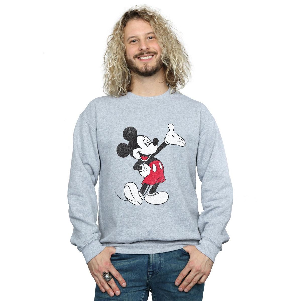 Mickey Mouse Grafik-Print Sweatshirt
