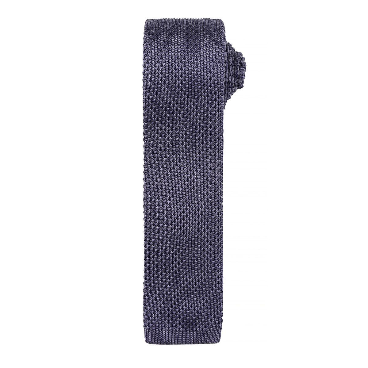 Schmale Herren Krawatte mit Stricktextur