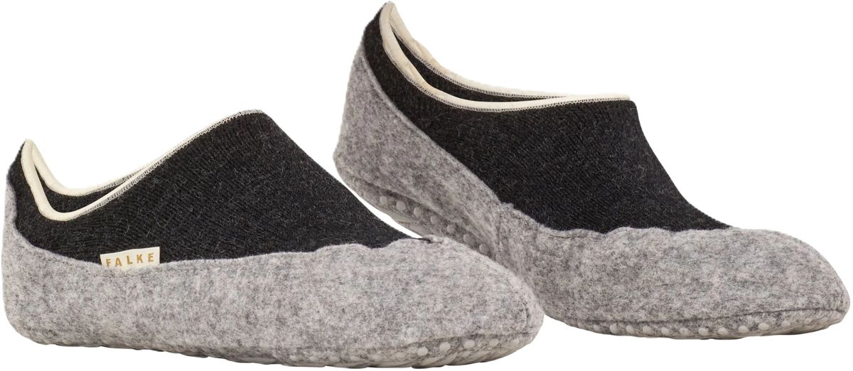 FALKE Stoppersocken Cosyshoe, rutschhemmend, für Damen, grau|schwarz, 39/40