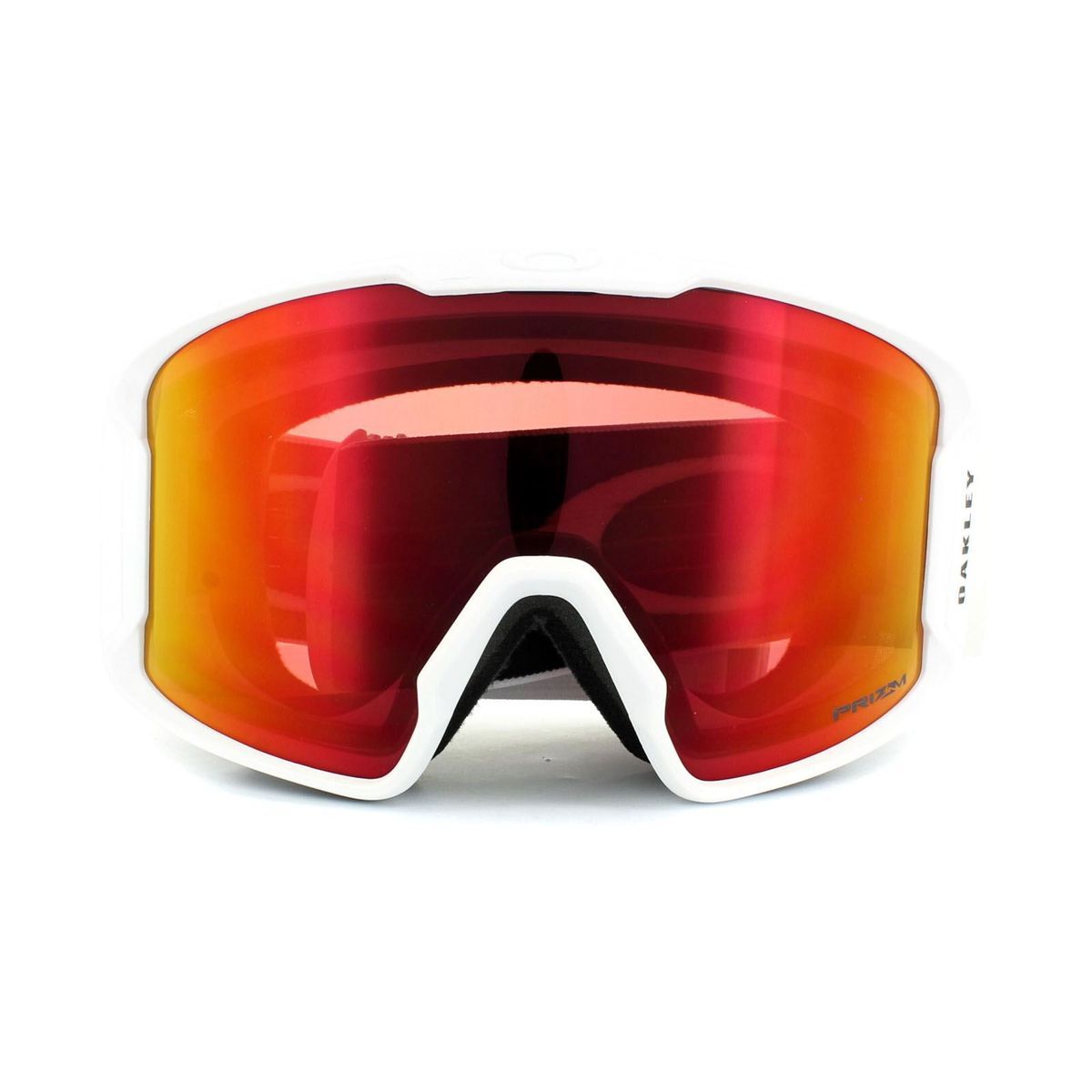 Unisex Skibrille mit weissem Rahmen