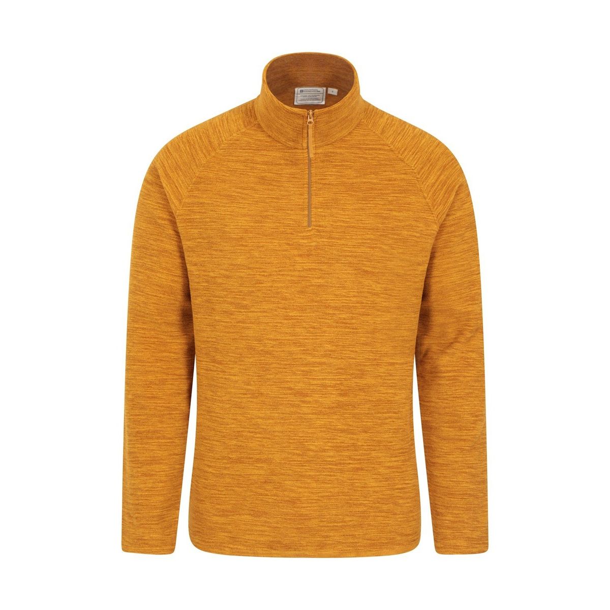 Herren Fleece-Pullover mit halbem Reißverschluss