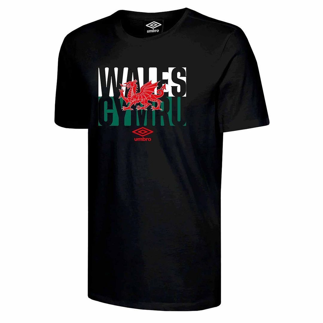Wales Roter Drache Grafik T-Shirt