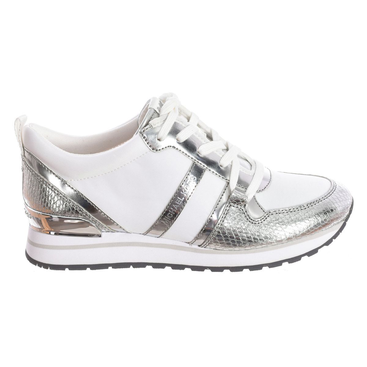 Metallic Akzent Mode Turnschuhe