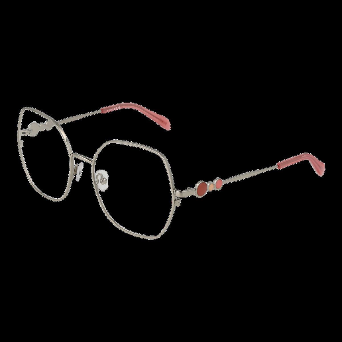 Geometrische Metallbrille mit Vollrand