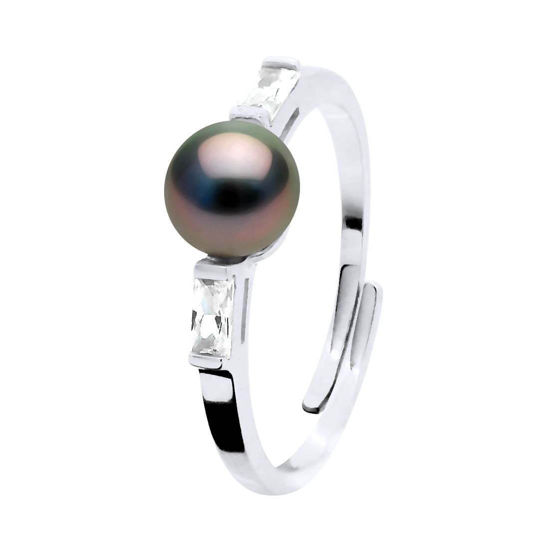 Verstellbarer Ring mit Tahiti-Perle