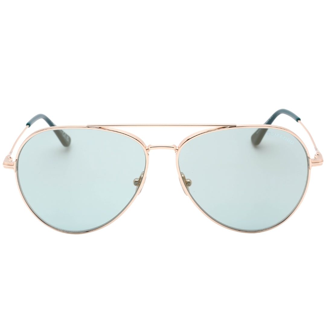Roségoldene Pilotenbrille