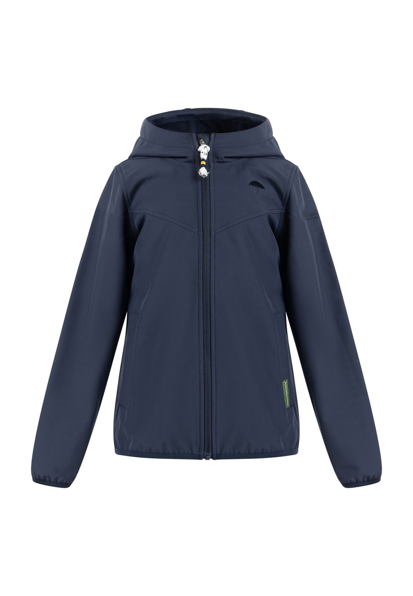 Schmuddelwedda Softshellblouson - recyceltes Material Mädchen Marine