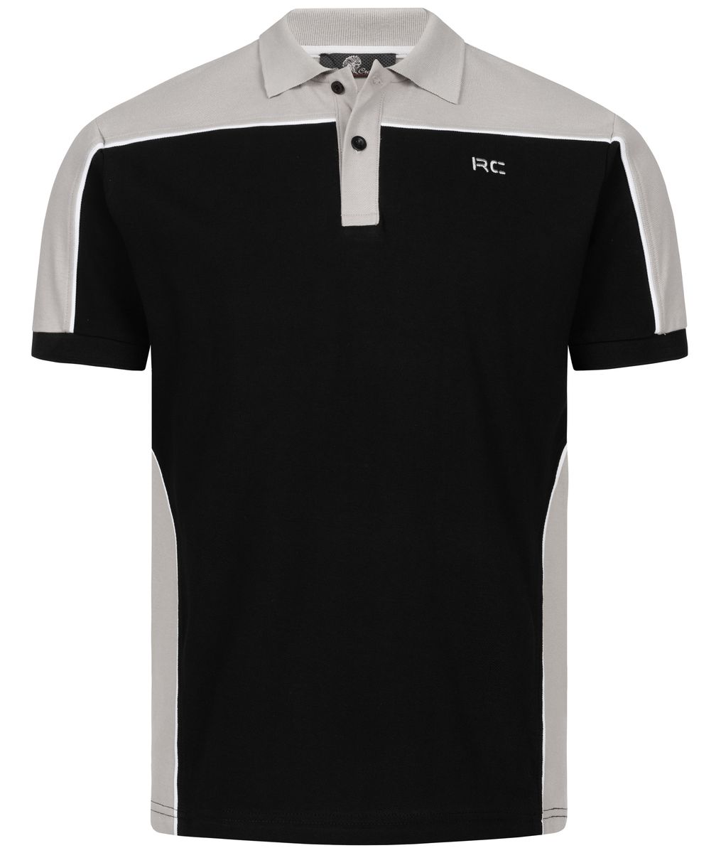 Modernes Colorblock-Poloshirt