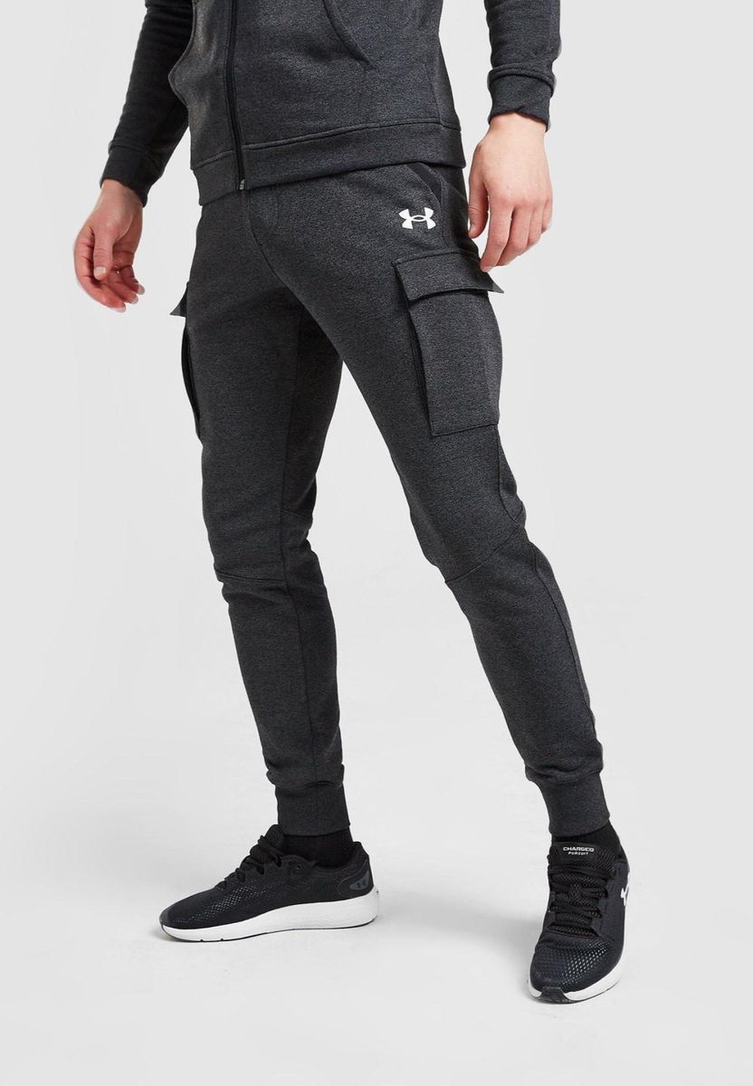 Sportliche Fleece Cargo Jogginghose