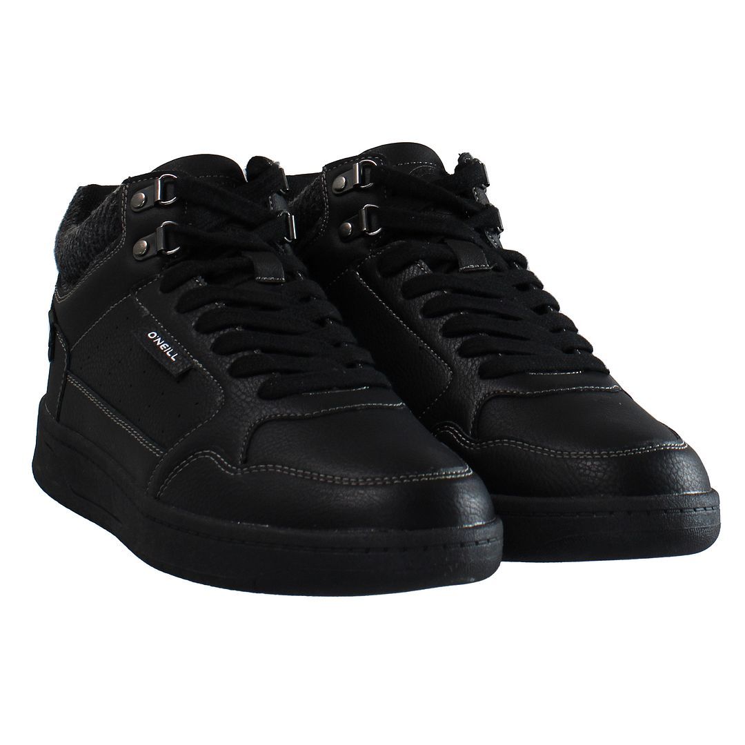 Mid-Top Sneaker mit Strickkragen