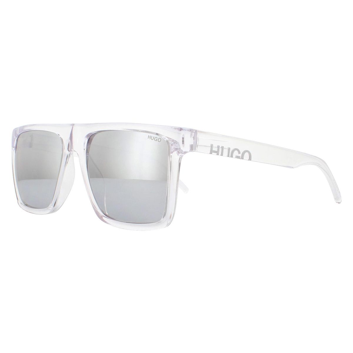 Moderne verspiegelte Kristall-Sonnenbrille in Quadratform