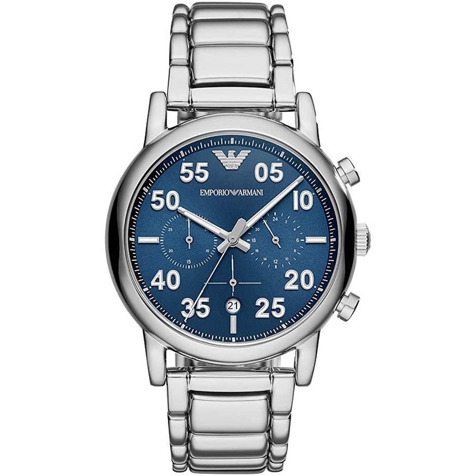 Elegante Edelstahl Chronograph Uhr