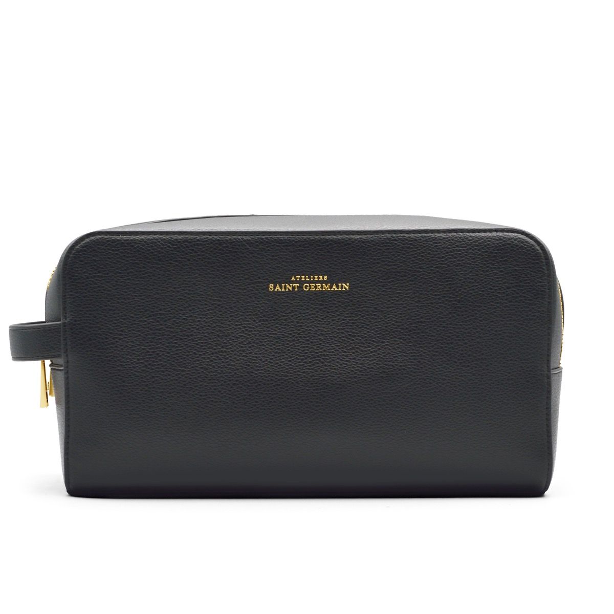 Kulturtasche aus genarbtem Leder