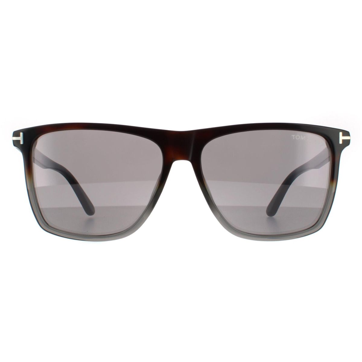 Rechteckige Herren Sonnenbrille Havanna
