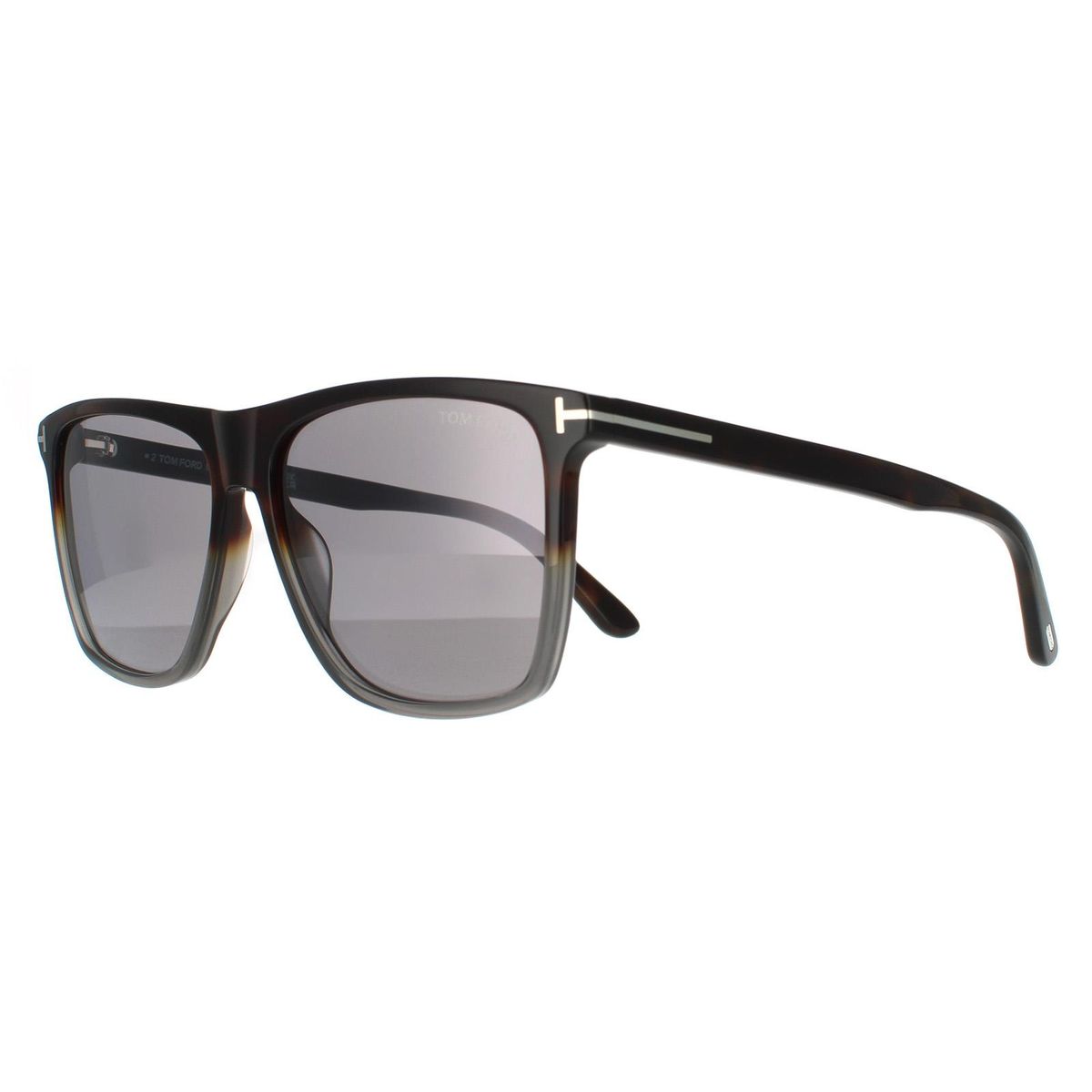 Ikonische rechteckige Sonnenbrille mit Spiegelgläsern