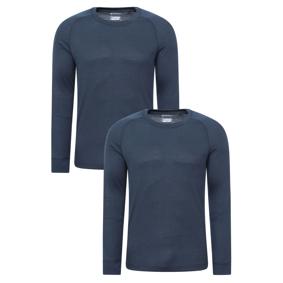 Mountain Warehouse - "Talus" Base Layer Oberteil für Herren (2er-Pack) (Marineblau)