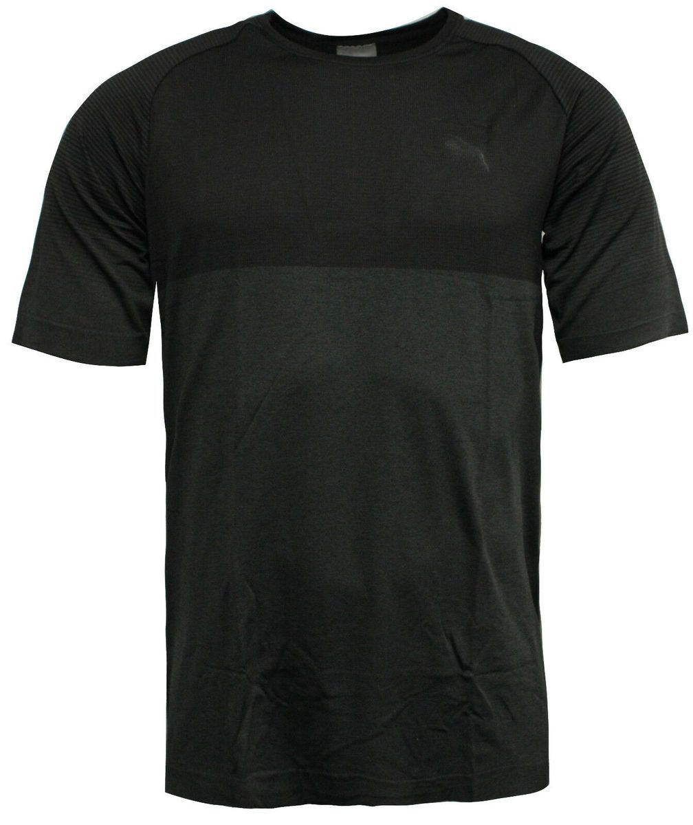 Schwarzes Trainings-T-Shirt für Herren