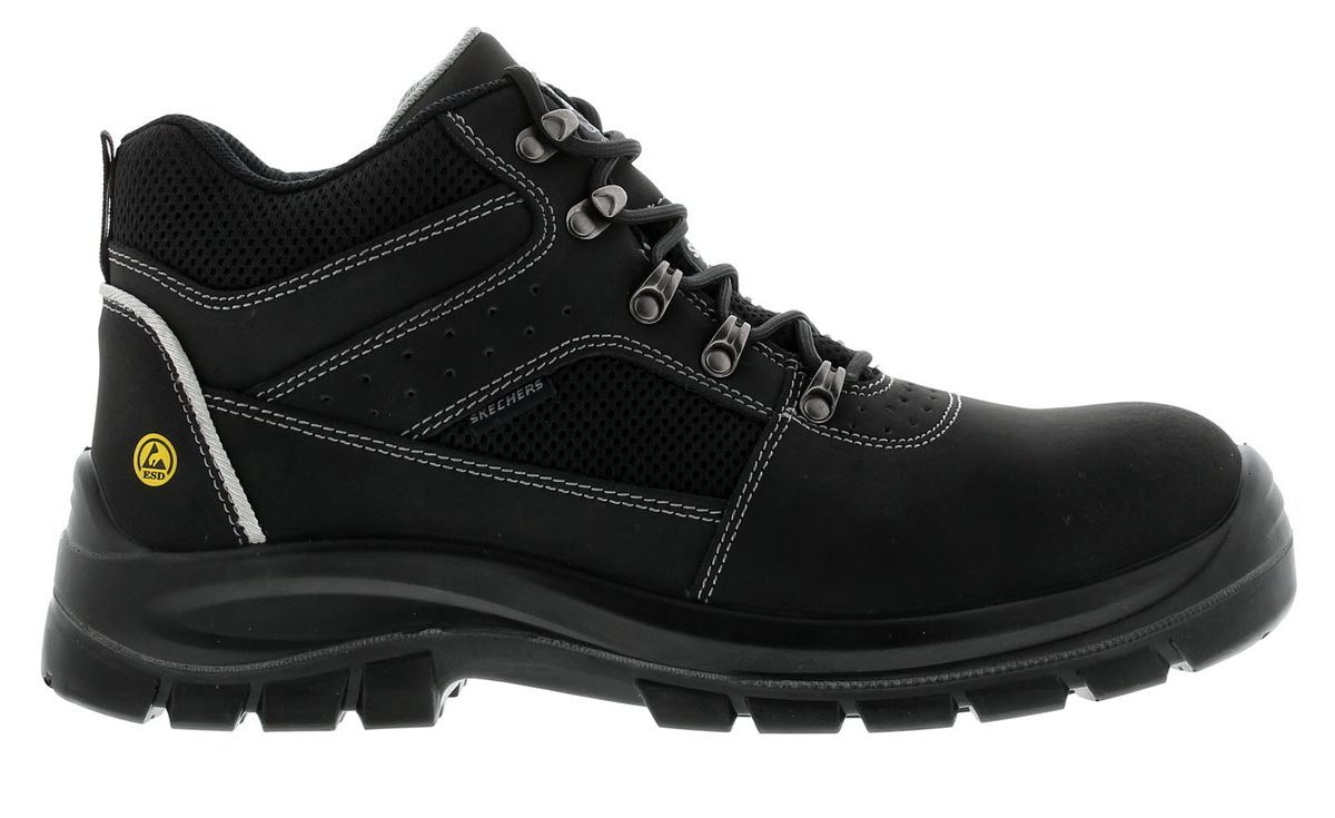Robuste Leder-Sicherheitsstiefel mit Stahlkappe