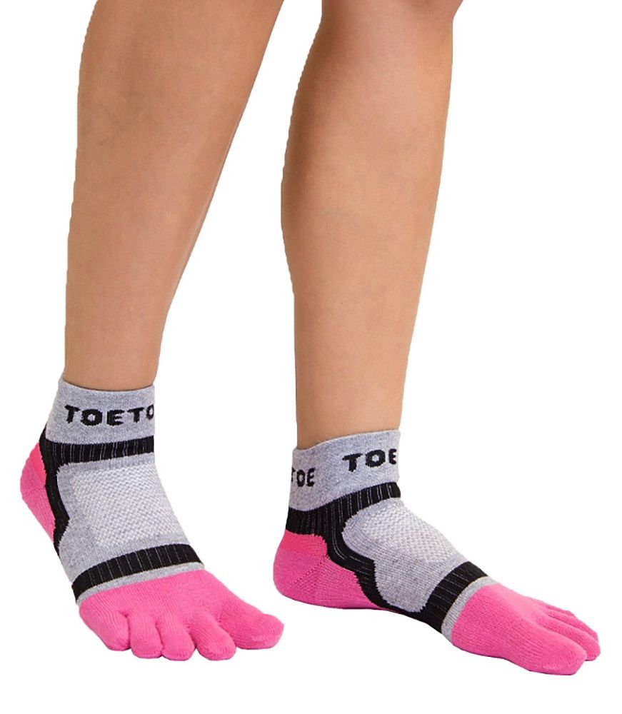 Atmungsaktive Fünf-Zehen-Sportsocken