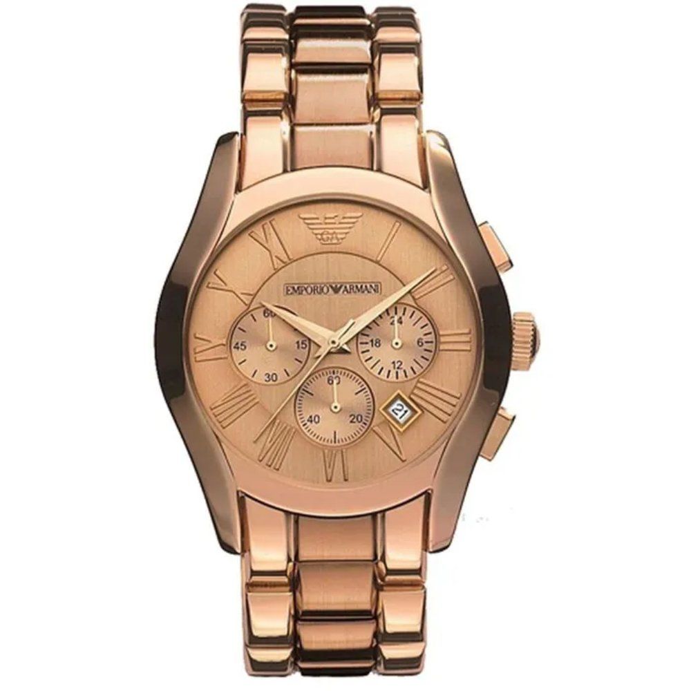 Roségoldene Chronograph Herrenuhr