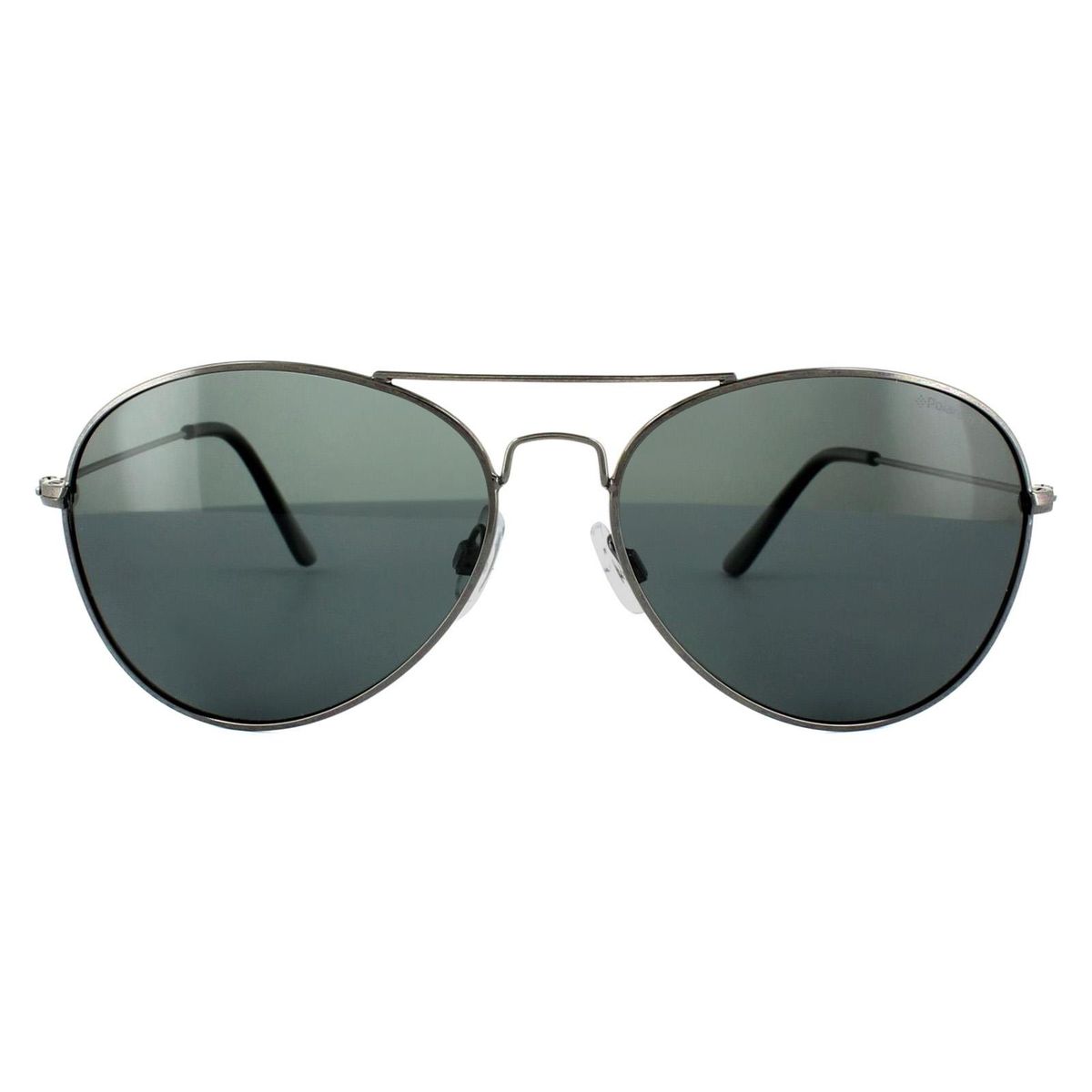 Klassische Pilotenbrille graue polarisierte Gläser