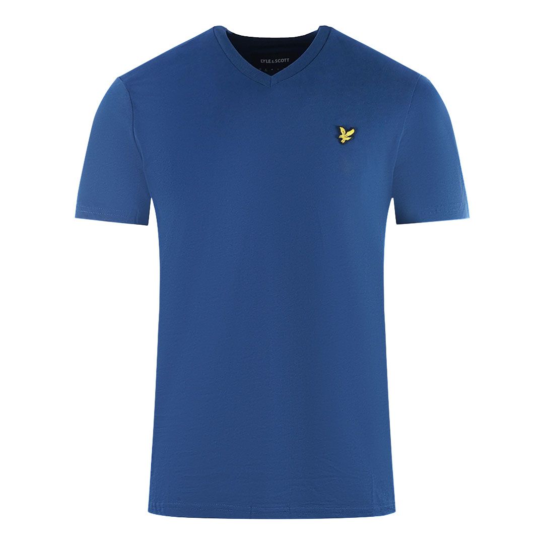 Herren T-Shirt mit V-Ausschnitt und Logo