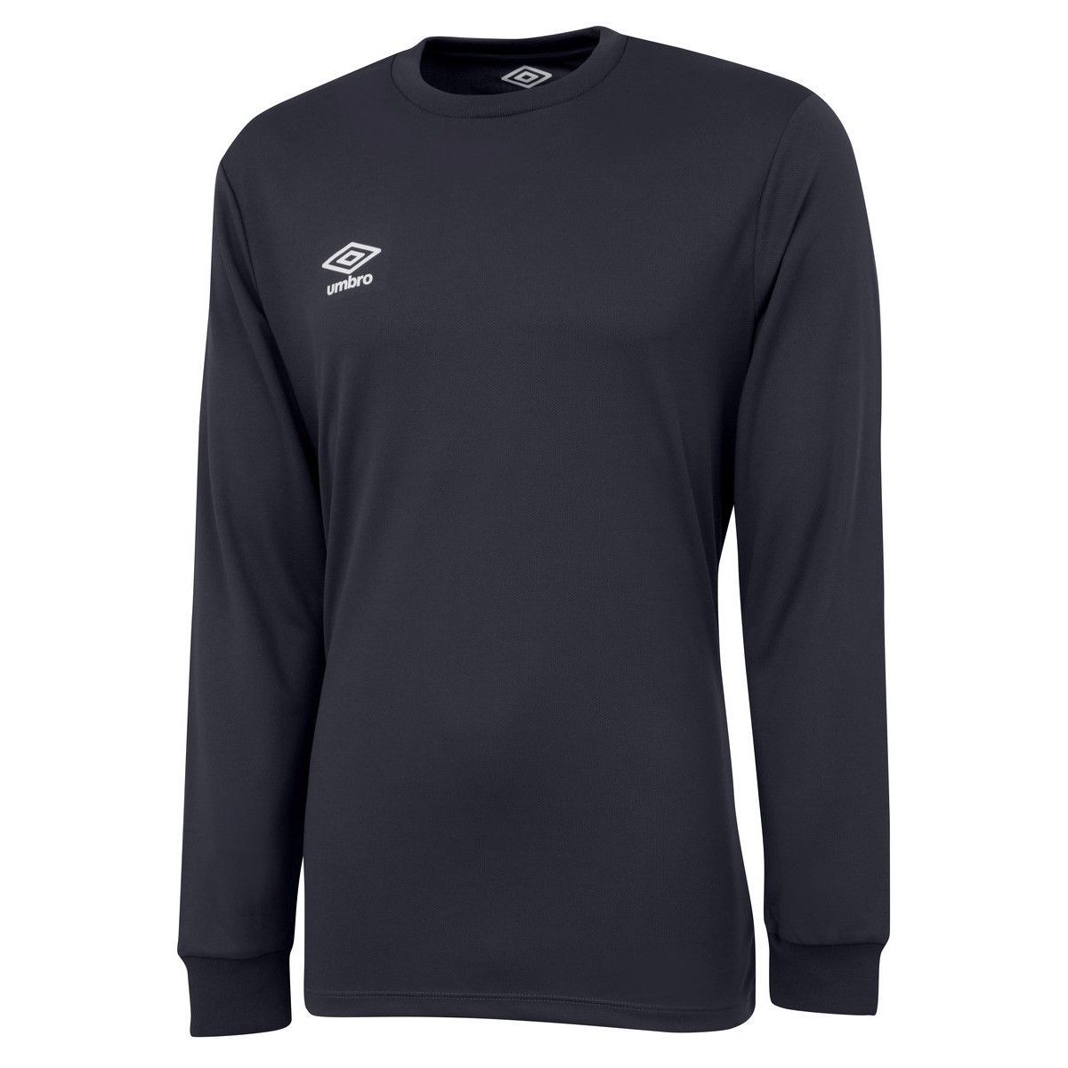 Umbro Herren Club Langarmtrikot (Carbon/Weiß)