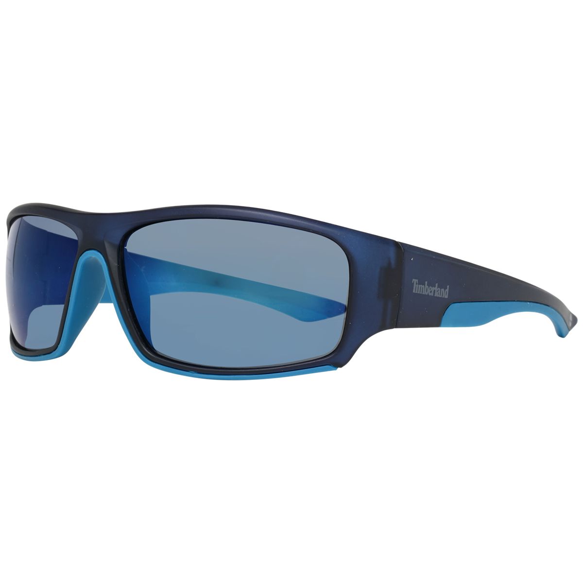 Sportliche Sonnenbrille mit rechteckigem Rahmen