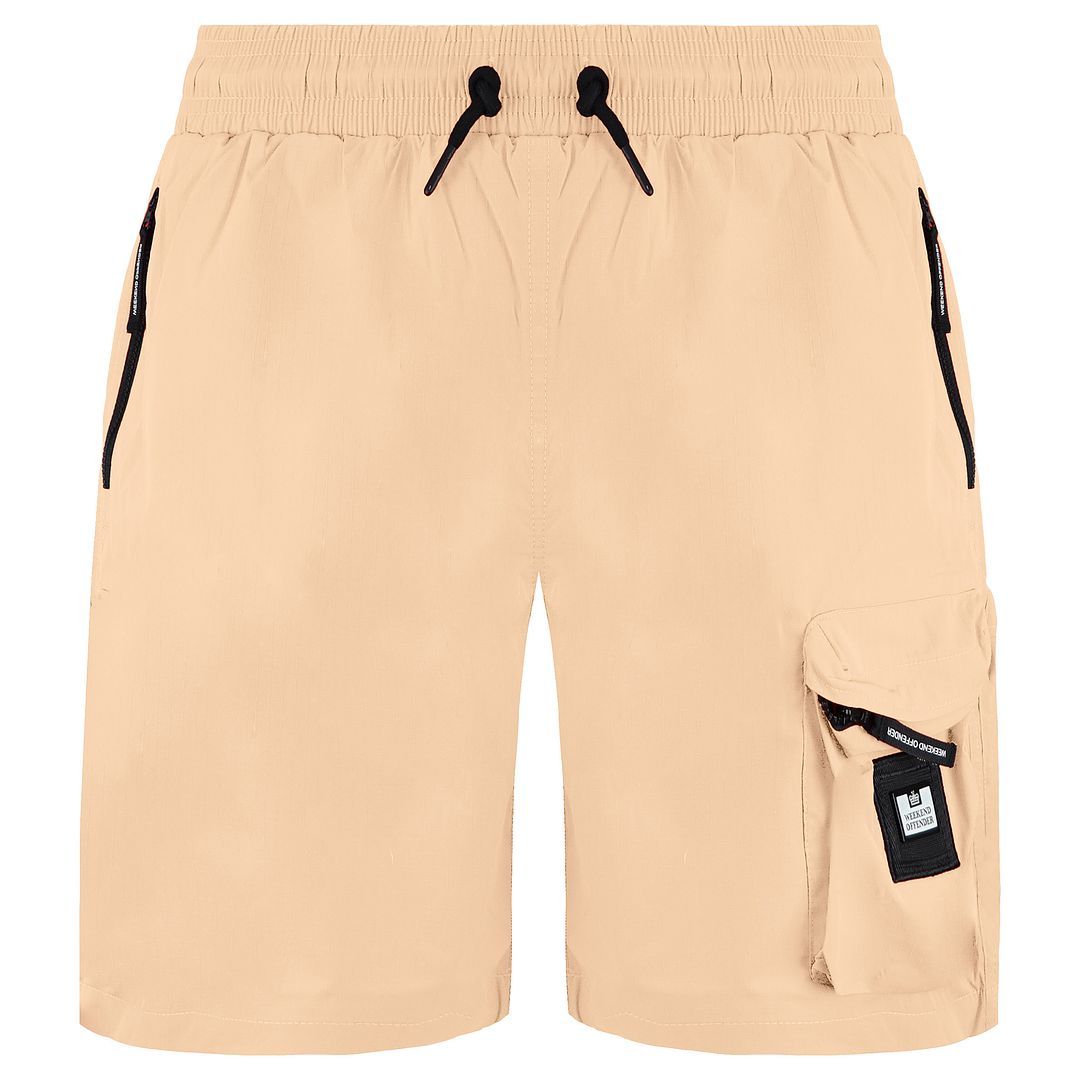 Herren Aprikose Lässige Cargoshorts