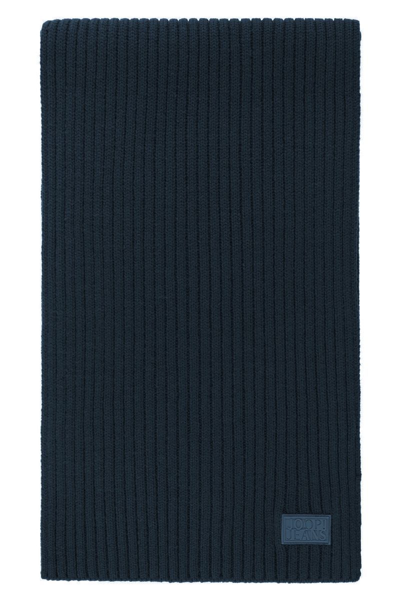 Gerippter Strickschal aus Wollmischung