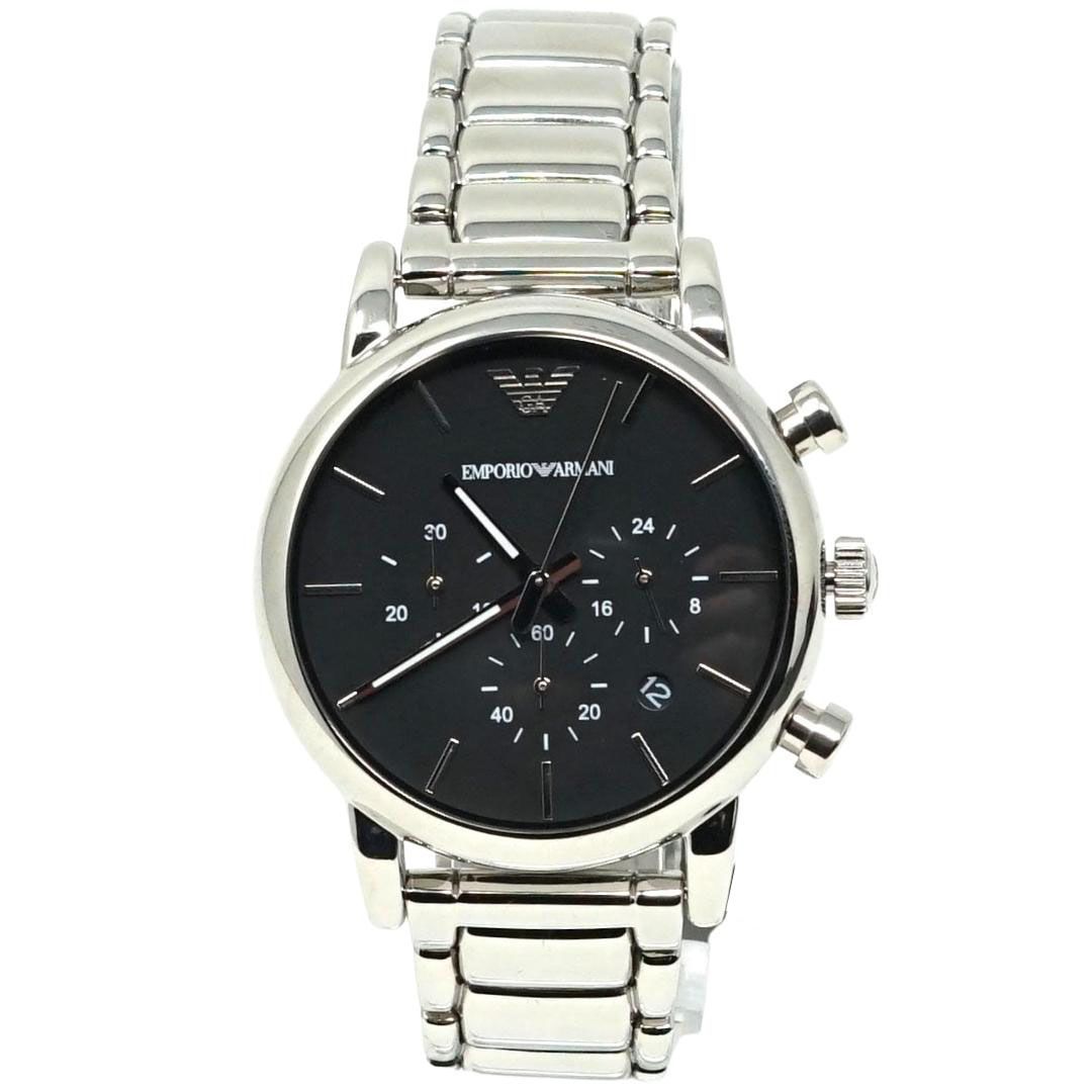 Klassische Chronographenuhr mit Edelstahlarmband