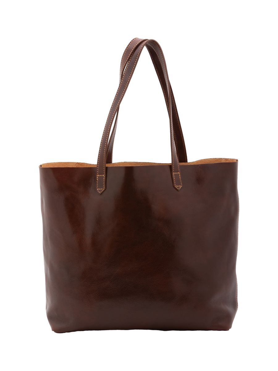 Klassische Shopper-Tasche aus Leder