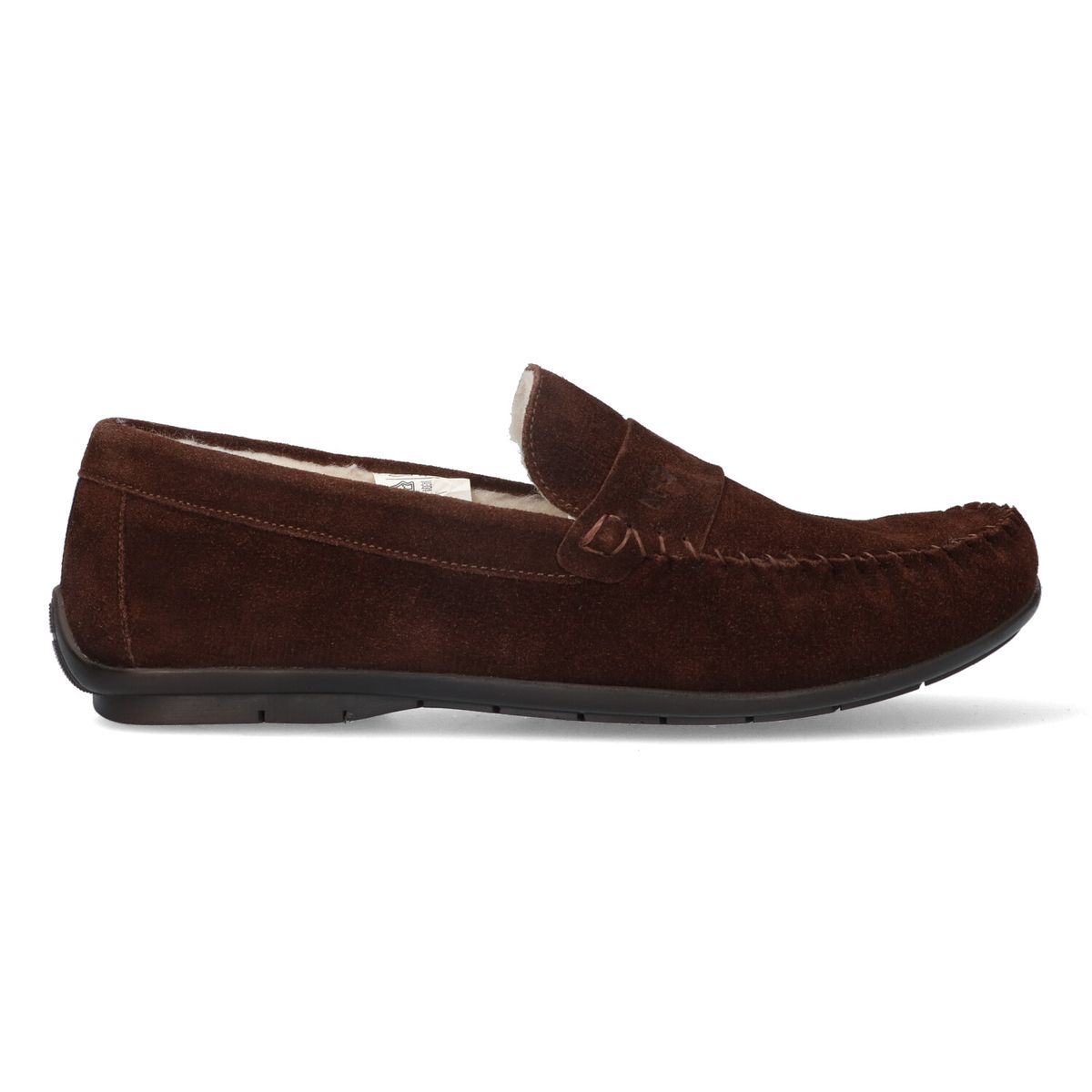 Klassische Wildleder-Loafer-Hausschuhe