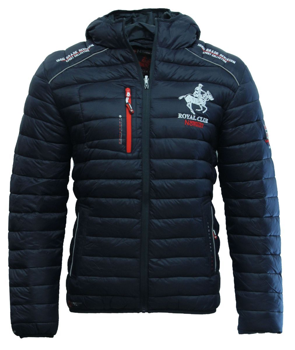 Gesteppte Herren-Winterjacke mit Kapuze