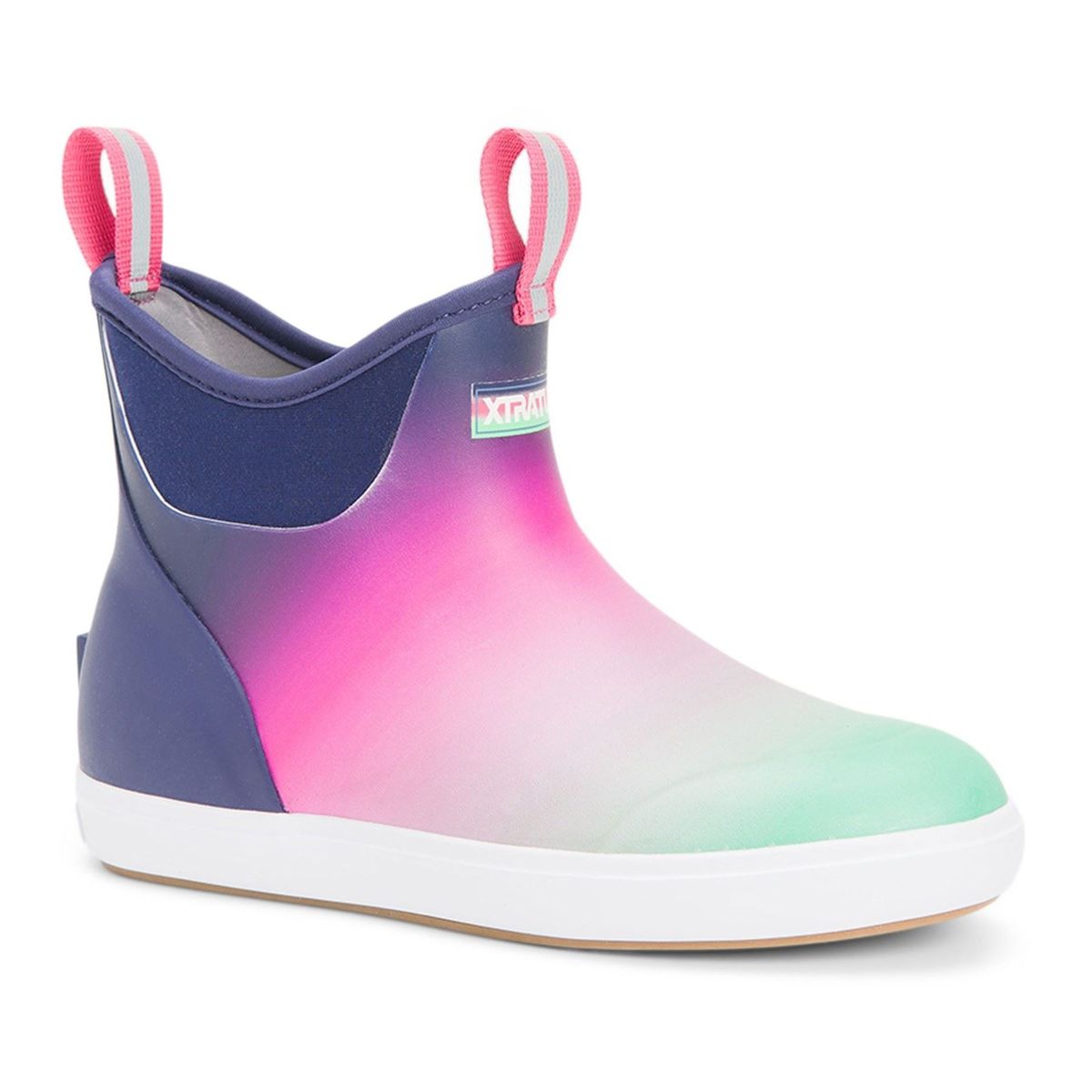 Xtratuf Ankle Deck Rubber Lila Aurora Wellington Stiefel