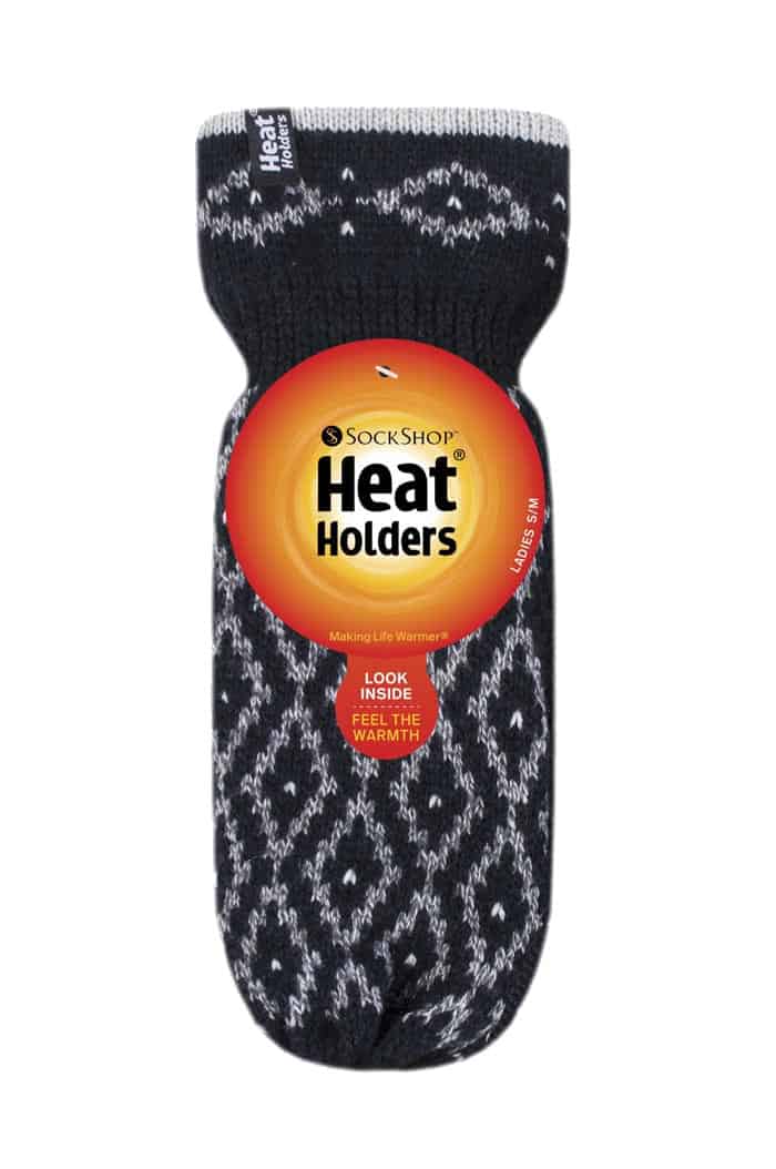 Thermofäustlinge mit Rautenmuster und Fleecefutter