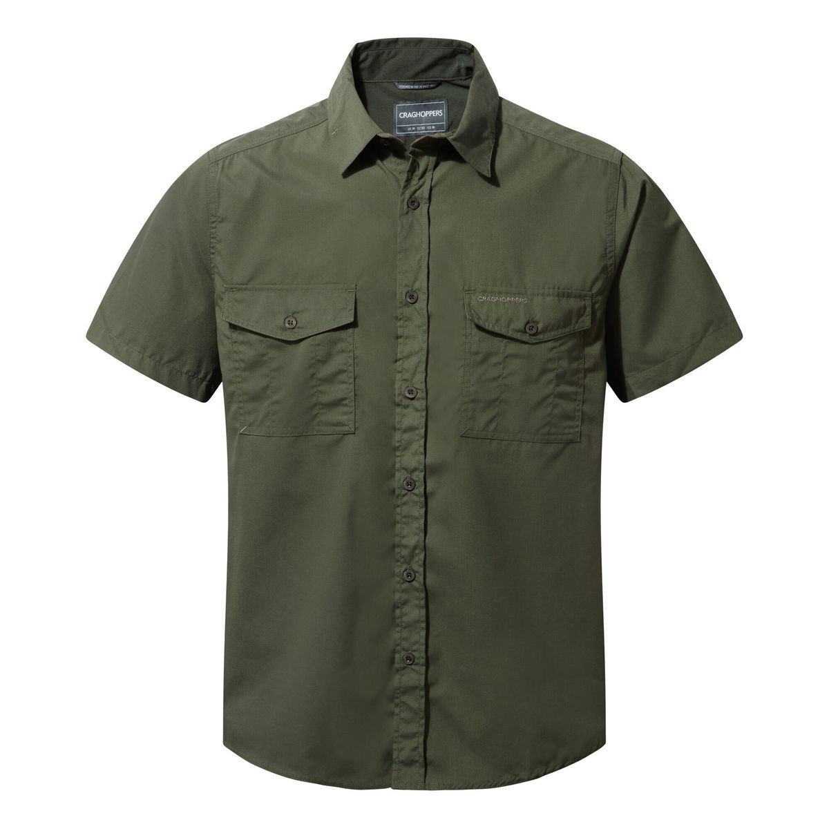 Craghoppers - "Kiwi" Hemd für Herren (Zedern-Grün)