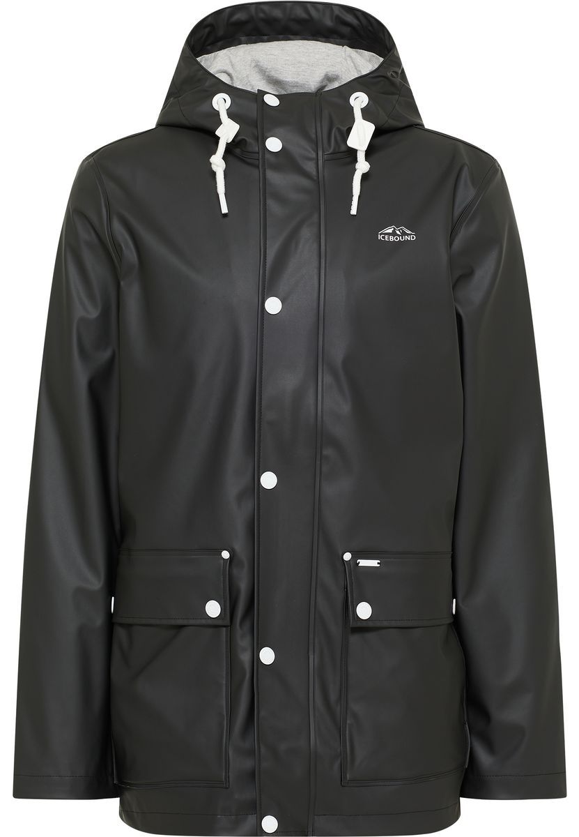 ICEBOUND Regenjacke Herren Schwarz