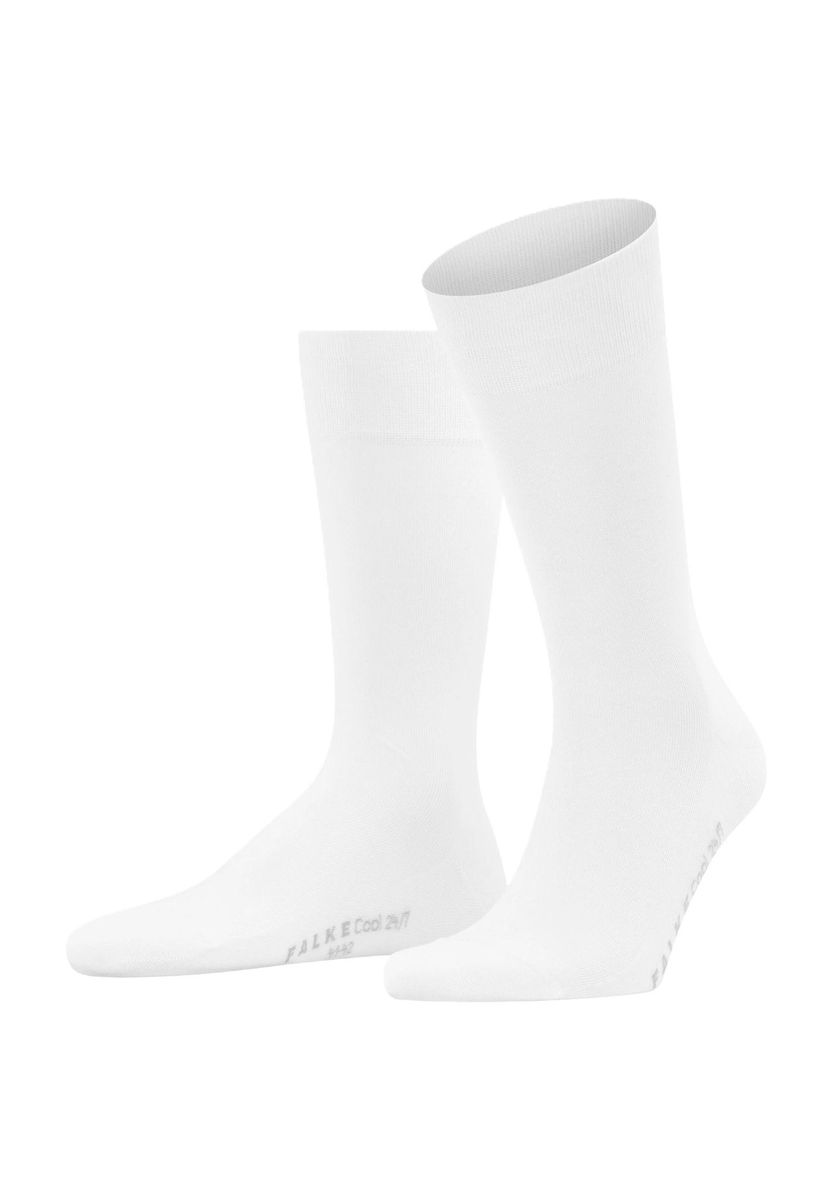 FALKE Cool 24/7 Socken, hoher Feuchtigkeitstransport, kühlend, für Herren, weiß, 41/42